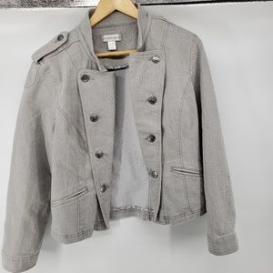 Christopher & Banks Soldier Jacket